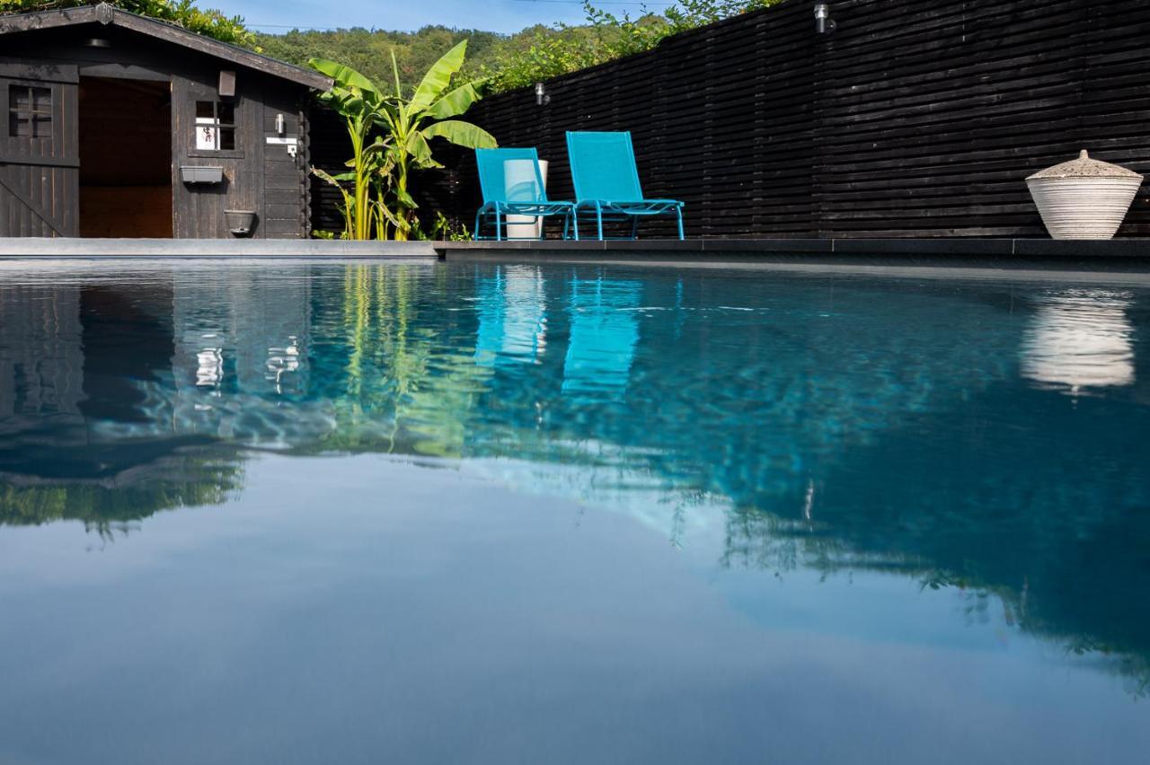 Chez Sabine Et Eric Maison Pour 6 Personnes Avec Piscine Chauffee Andenne 外观 照片